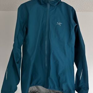 Arc'teryx Norvan Teal and Gray Jacket